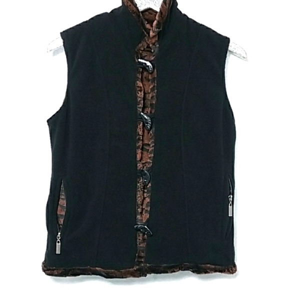 Wooly Bully Wear Colorado Women's Vest Size Small Reversible - Picture 4 of 8